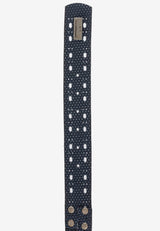 CG174 men's leather belts in futuristic optics
