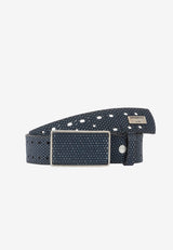 CG174 men's leather belts in futuristic optics