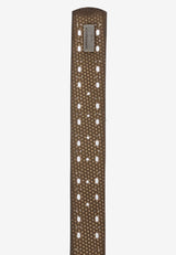 CG174 men's leather belts in futuristic optics