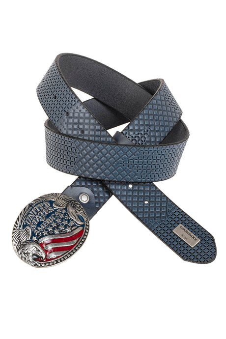 CG197 Men's Leather Belt with Casual Look