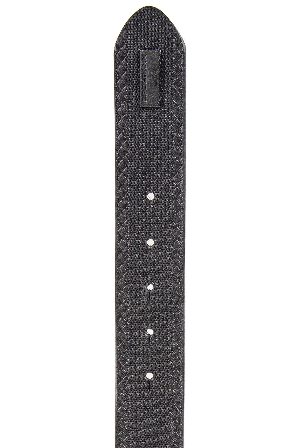 Cinturón de hombres CG205 con colorido motivo de cráneo rectangular