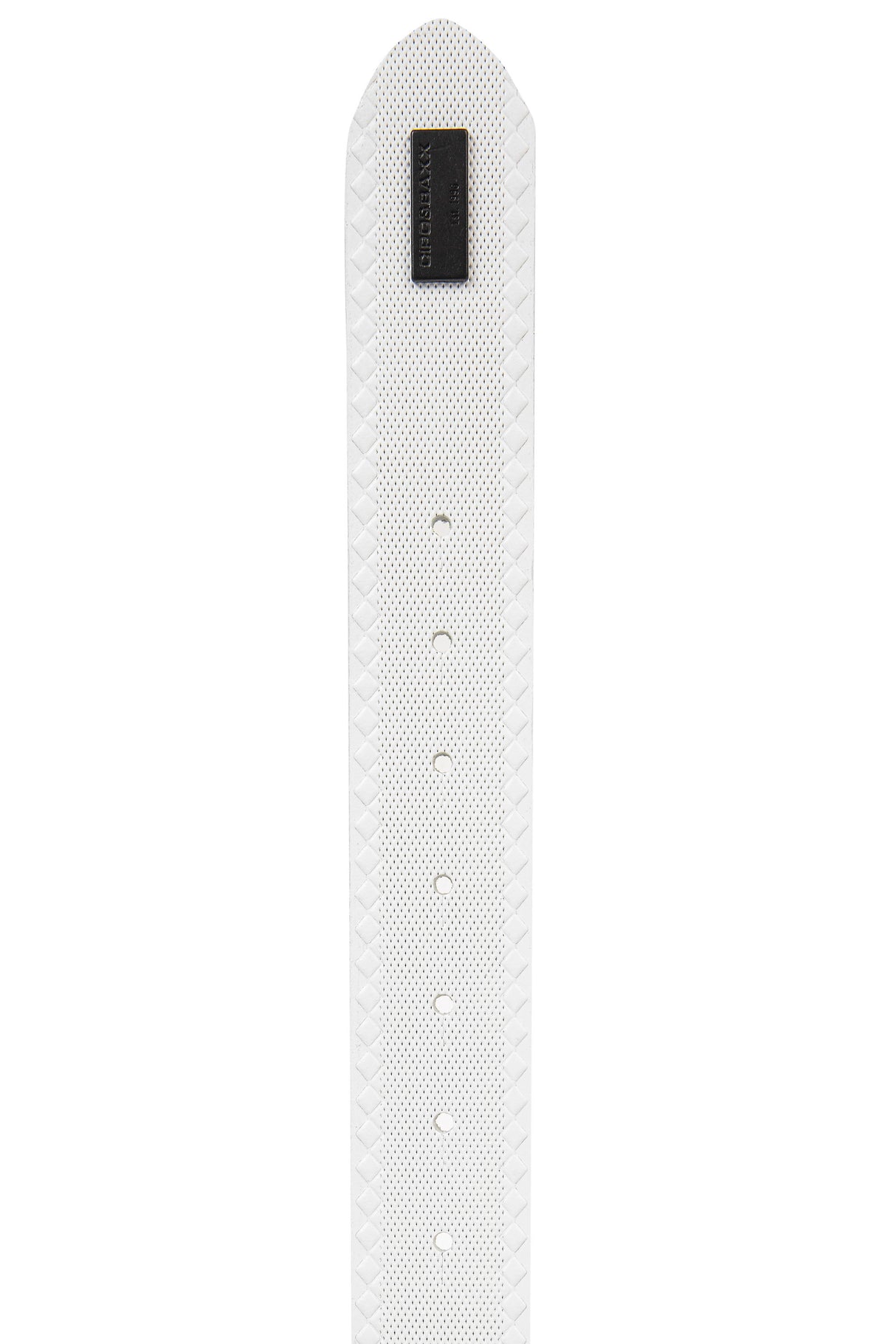 Cinturón de hombres CG205 con colorido motivo de cráneo rectangular