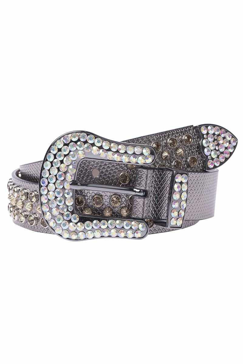 CG208 men belt with premium silver