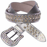 CG208 Men Belt met premium zilver