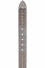 CG208 men belt with premium silver