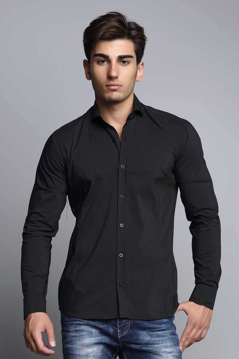 CH113 Camisa de manga larga para hombres en el corte clásico