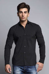CH113 Camisa de manga larga para hombres en el corte clásico