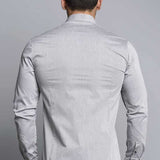 CH113 Chemise à manches longues pour hommes coupe classique