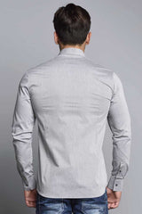 CH113 Camisa de manga larga para hombres en el corte clásico