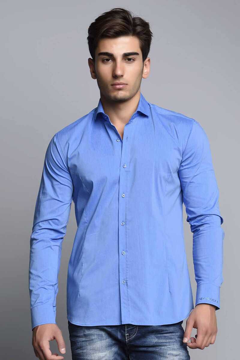 CH113 Camisa de manga larga para hombres en el corte clásico