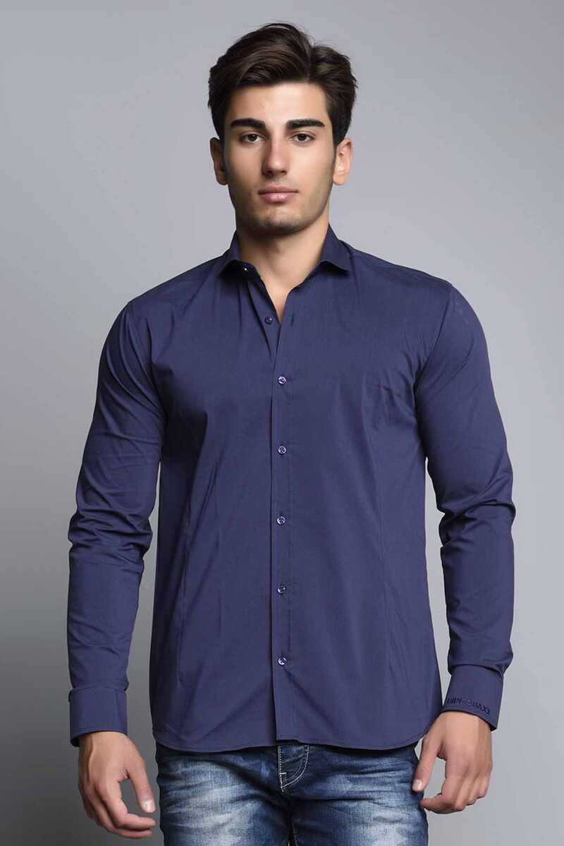 CH113 Camisa de manga larga para hombres en el corte clásico