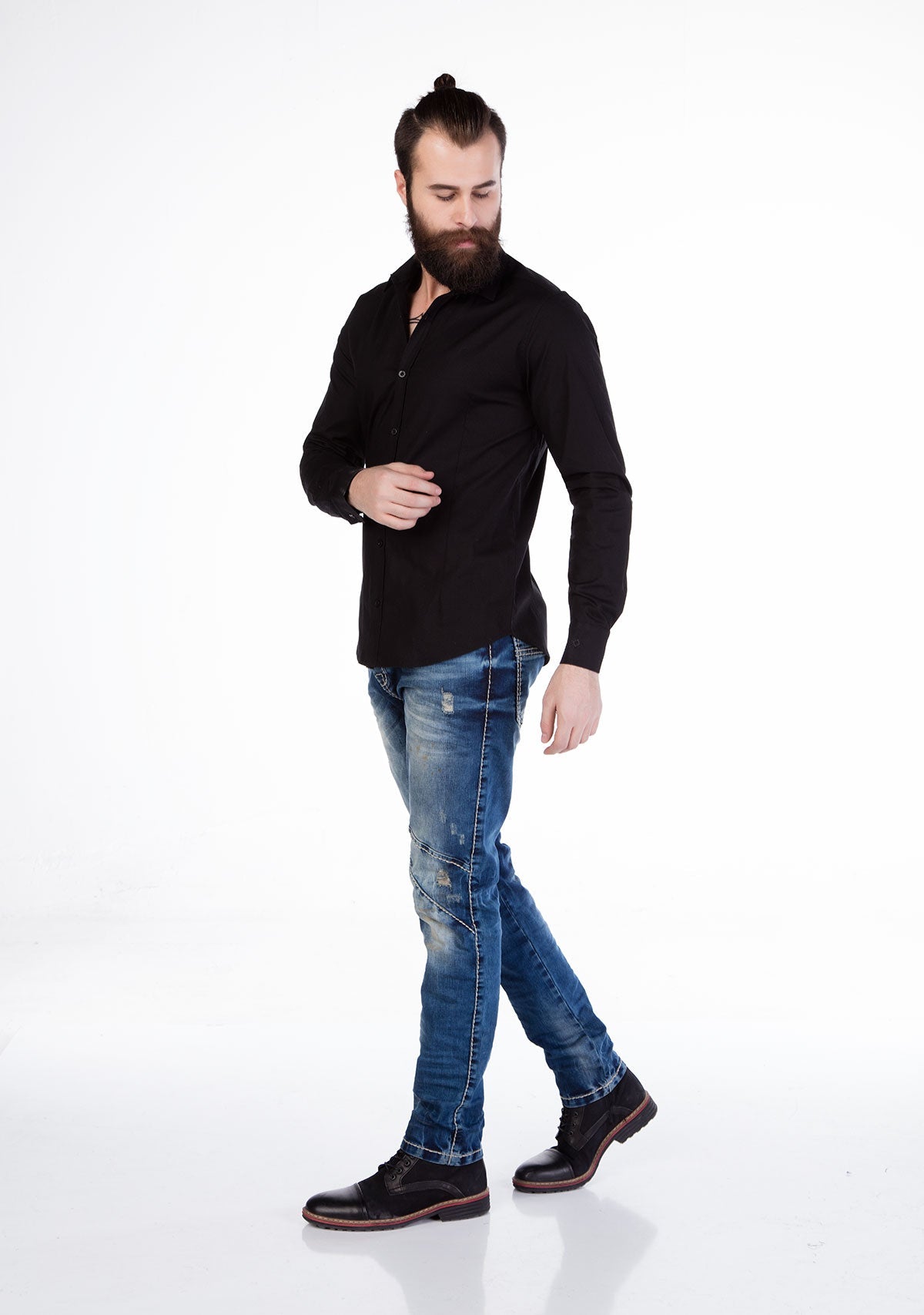 CH125 Camisa de negocios para hombres en Noble Basic Design