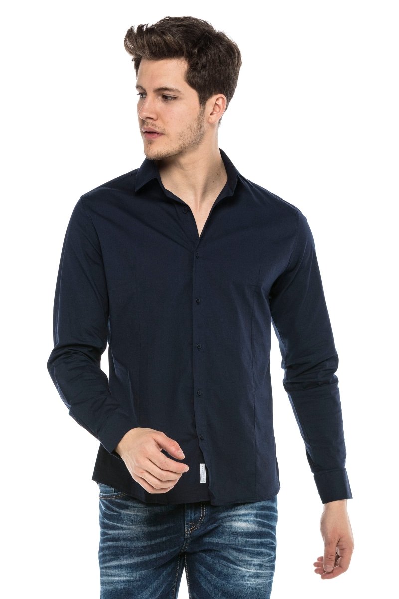 CH161 men's long-sleeved shirt in a cool casual look