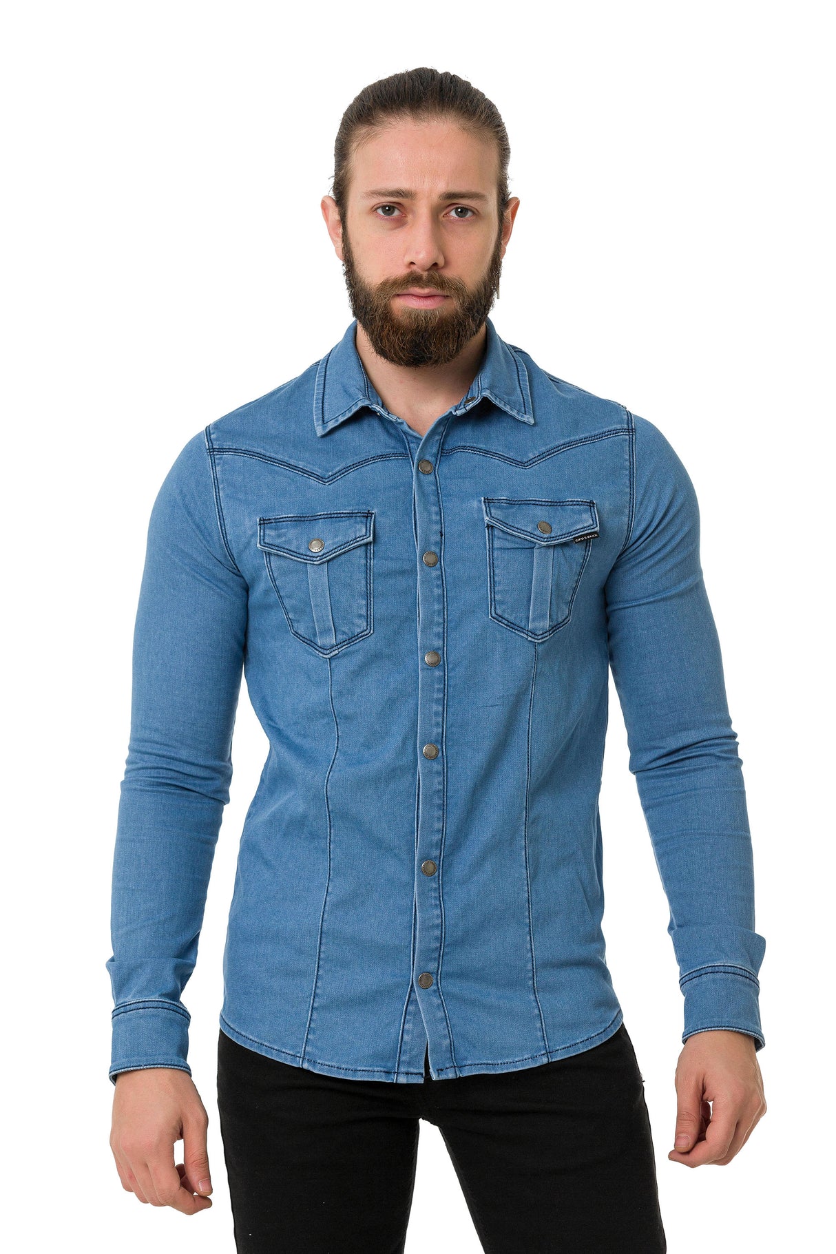 CH189 Camisa Vaquera de Hombre