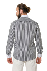CH192 Camisa para hombres con diseño de línea