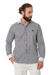 CH192 Camisa para hombres con diseño de línea