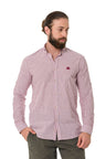 CH194 Chemise pour homme avec motif de lignes