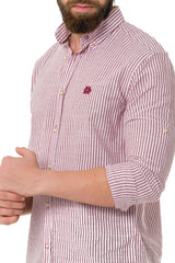 CH194 Chemise pour homme avec motif de lignes