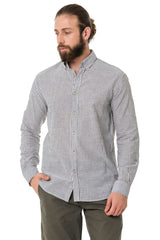 CH194 Chemise pour homme avec motif de lignes