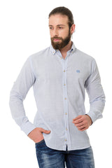 CH194 Chemise pour homme avec motif de lignes