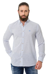 CH194 Chemise pour homme avec motif de lignes
