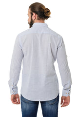CH194 Chemise pour homme avec motif de lignes