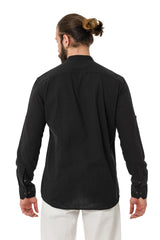 CH198 Camisa de manga larga para hombres con un aspecto clásico moderno