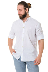 CH198 Camisa de manga larga para hombres con un aspecto clásico moderno