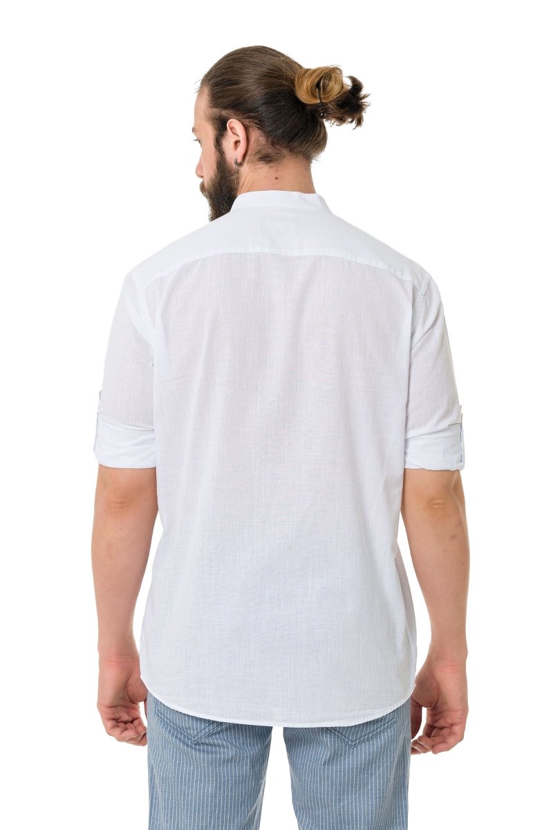 CH198 Camisa de manga larga para hombres con un aspecto clásico moderno