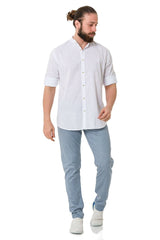 CH198 Camisa de manga larga para hombres con un aspecto clásico moderno