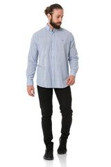 CH199 Camisa de manga larga para hombres con un aspecto clásico moderno