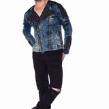 CJ135 Veste bleue pour hommes