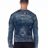 CJ135 Veste bleue pour hommes