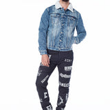 CJ136 Veste bleu pour homme