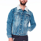 CJ136 Veste bleu pour homme