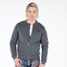 CJ151 Sweatjack met Ritssluiting en Revers