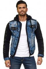 CJ154 Chaqueta de hombres azules 