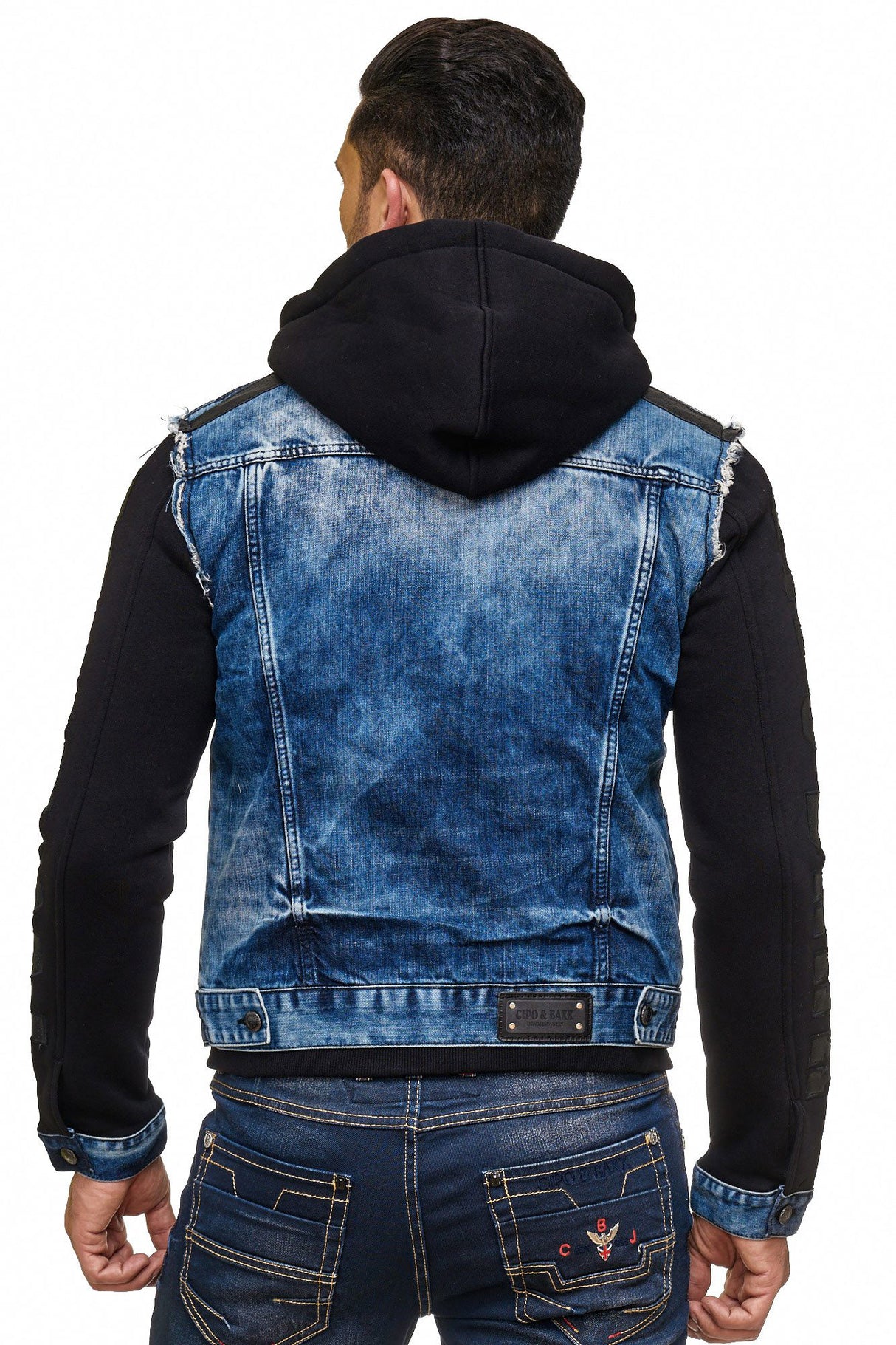 CJ154 Chaqueta de hombres azules 
