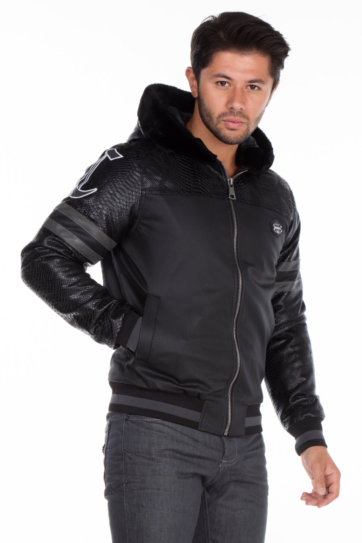 CJ177 Black Herren Jacke