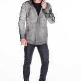 CJ183 Veste anthracite pour hommes