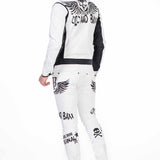 CJ213 Veste blanche pour hommes