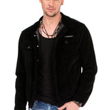 CJ226 Veste noir pour hommes
