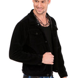 CJ226 Veste noir pour hommes