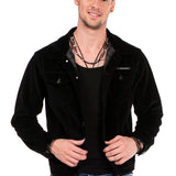 CJ226 Veste noir pour hommes