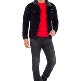 CJ231 Veste noir pour hommes