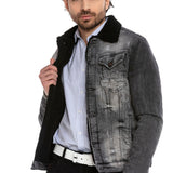 CJ239 Veste noire pour homme