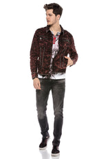 CJ251 Chaqueta tejana para hombres