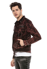 CJ251 Chaqueta tejana para hombres