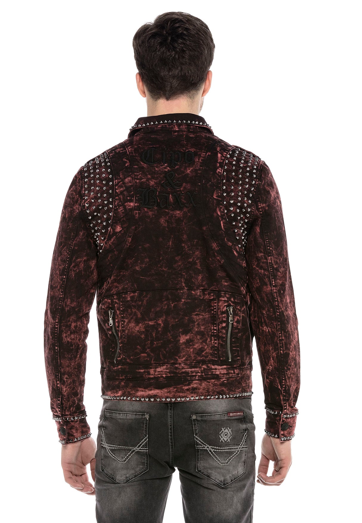 CJ251 Chaqueta tejana para hombres