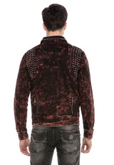 CJ251 Chaqueta tejana para hombres
